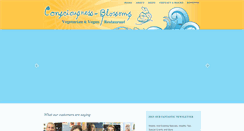 Desktop Screenshot of consciousness-blossoms.com